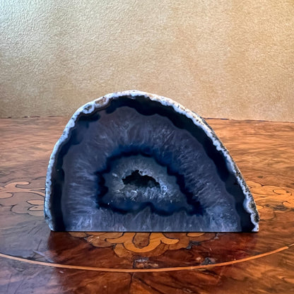 Vintage Blue Agate Crystal 