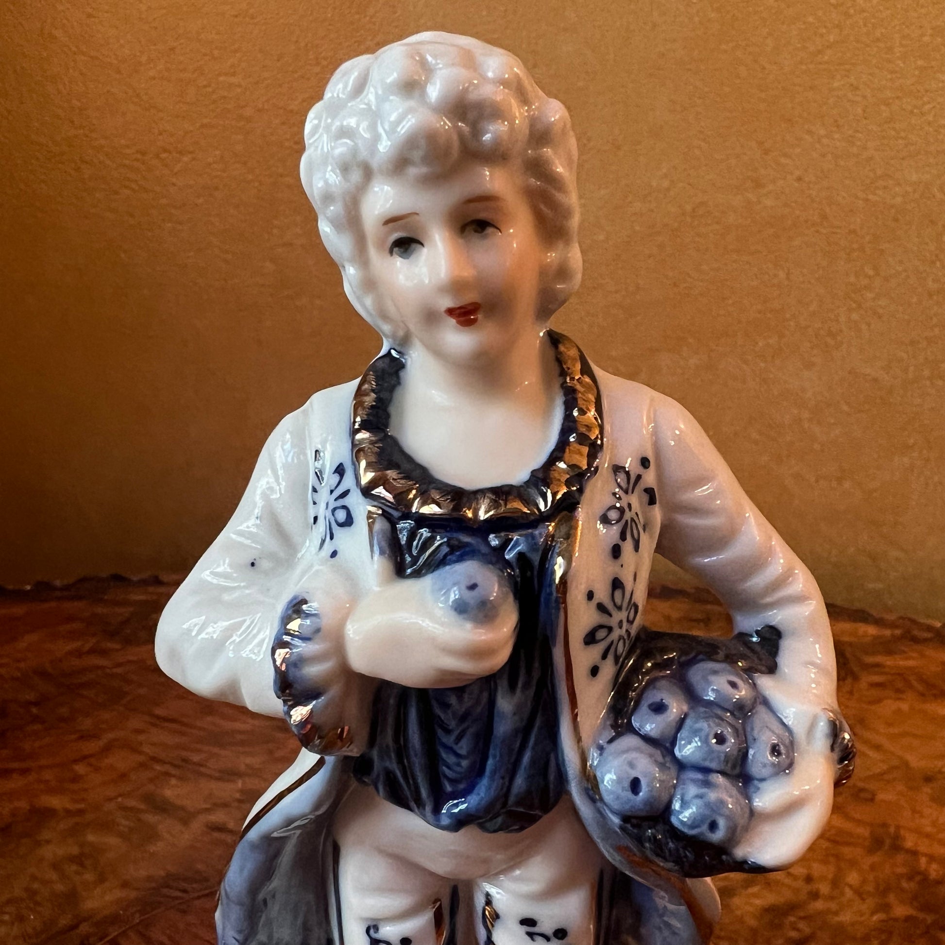 Vintage Blue & White Man 