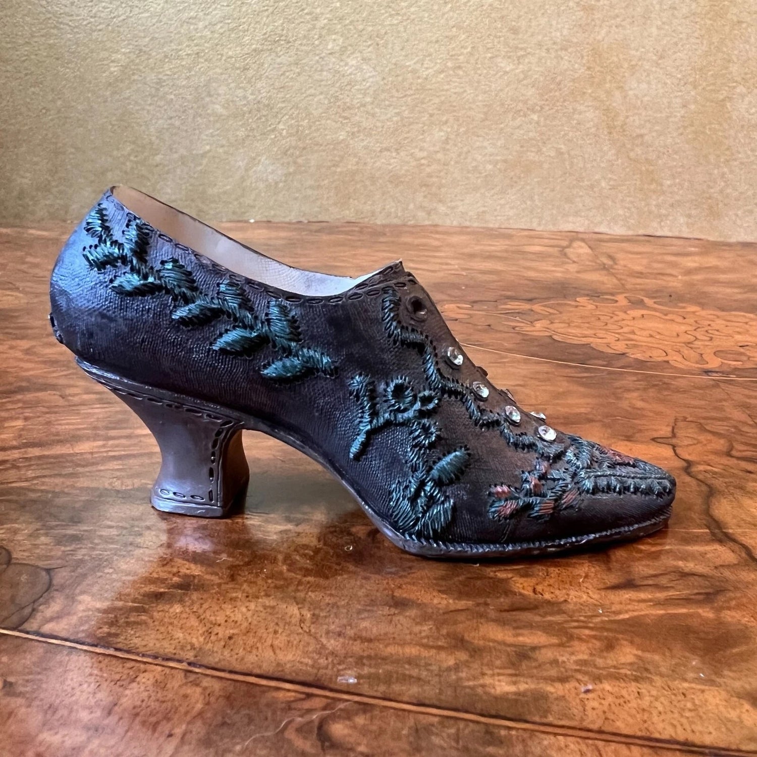 Vintage Ceramic Miniature Shoe Ornament