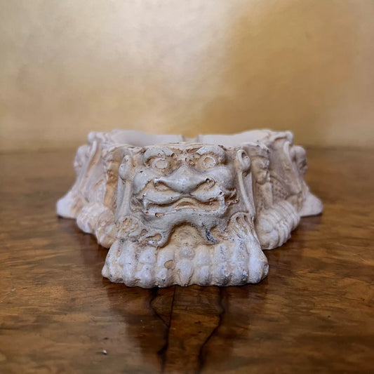 Vintage Chinese Foo Dog Resin Ashtray1960s