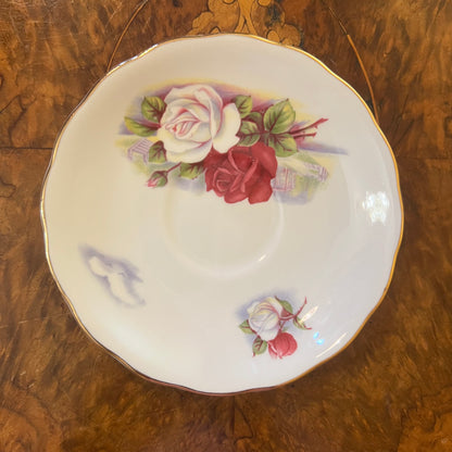 Vintage Colclough Floral Print Saucer 