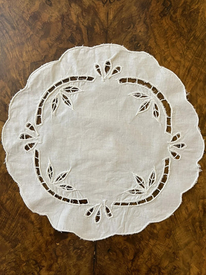 Vintage Cutout Cotton Doily