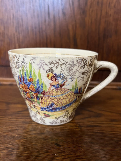 Vintage Empire Lady Crinoline Tea Cup 