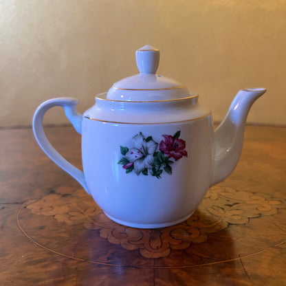 Vintage Floral Tea Pot 