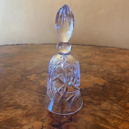 Vintage Glass Cut Bell 