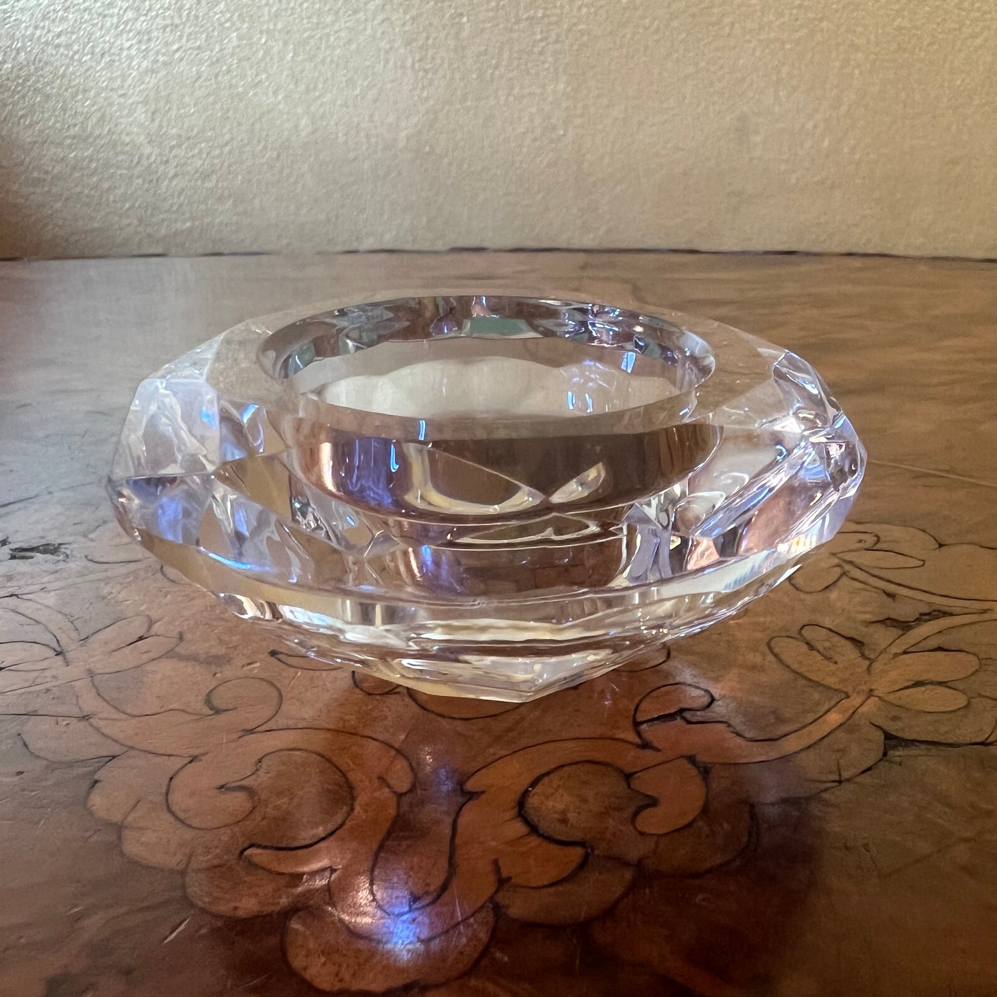 Vintage Glass Design Candle 