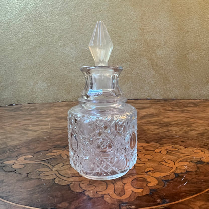 Vintage Glass Perfume Bottle 