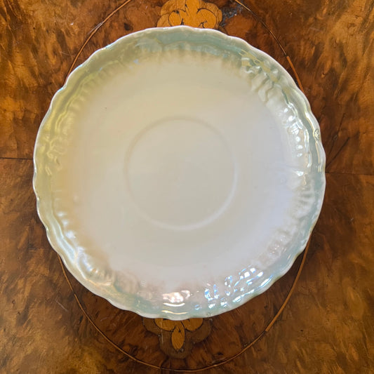 Vintage Green Edge Coffee Saucer 