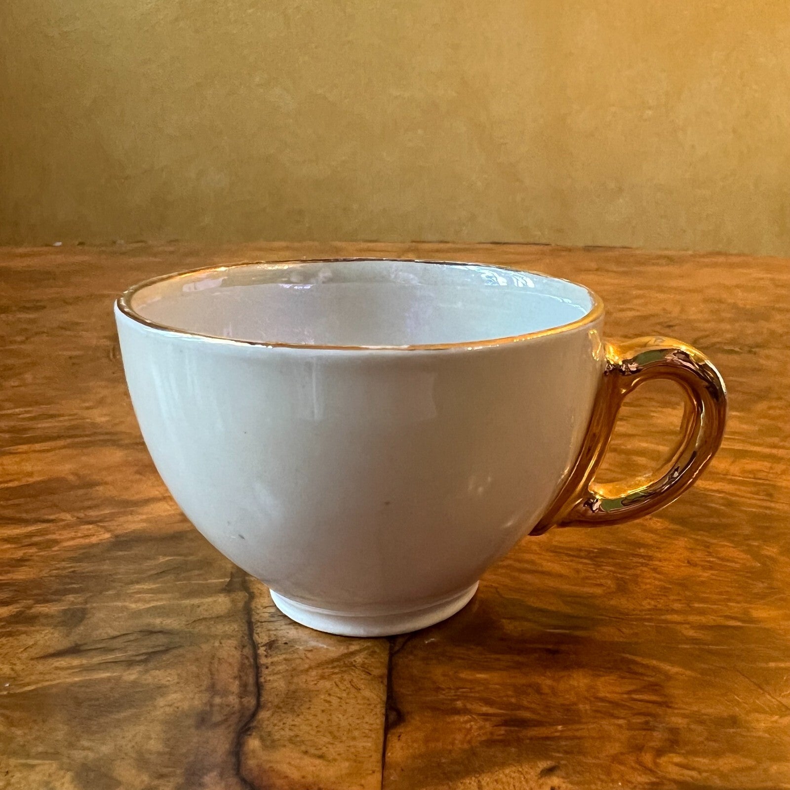 Vintage Grindley Pearl Light Aqua/Cream Coffee Cup 