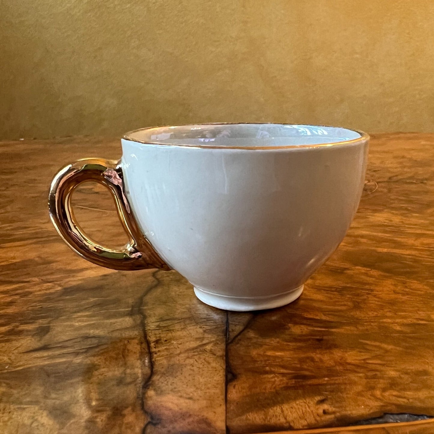 Vintage Grindley Pearl Light Aqua/Cream Cup 