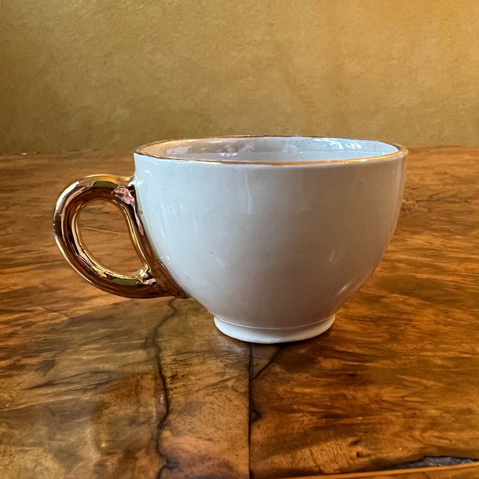 Vintage Grindley Pearl Light Aqua/Cream Cup 