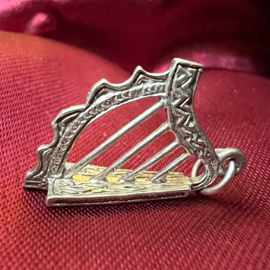 Vintage Harp Pendant 