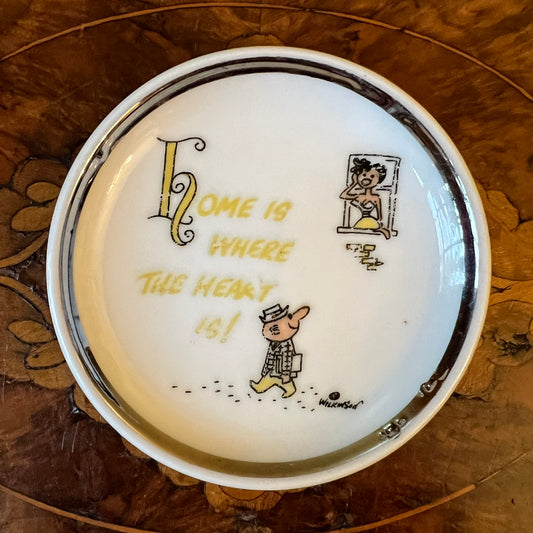Vintage Home Is Where The Heart Is Small Dish 