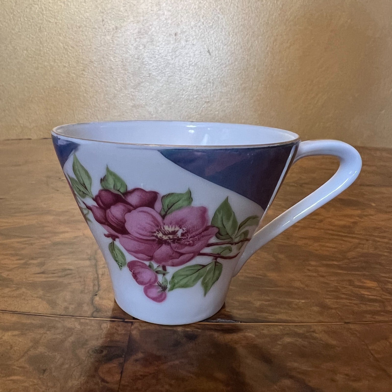 Vintage Japanese Floral Cup 