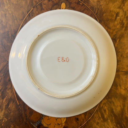 Vintage Japanese Print Saucer 