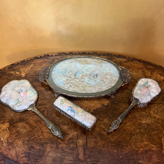 Vintage Ladies Dressing Table Set 