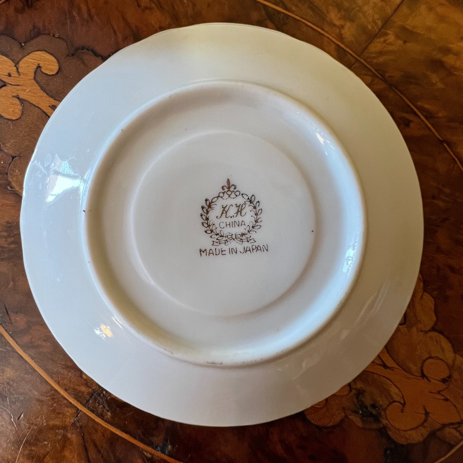 Vintage Lustreware Japanese Demitasse Saucer Plate