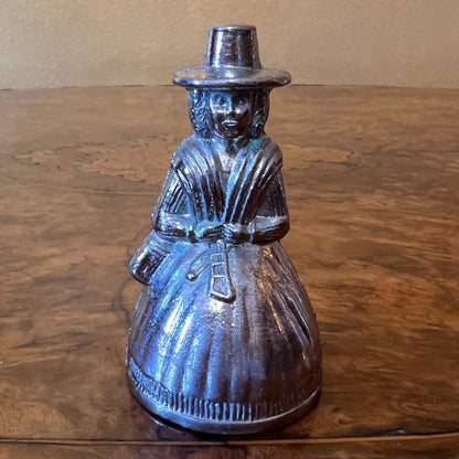 Vintage Metal Lady Bell 