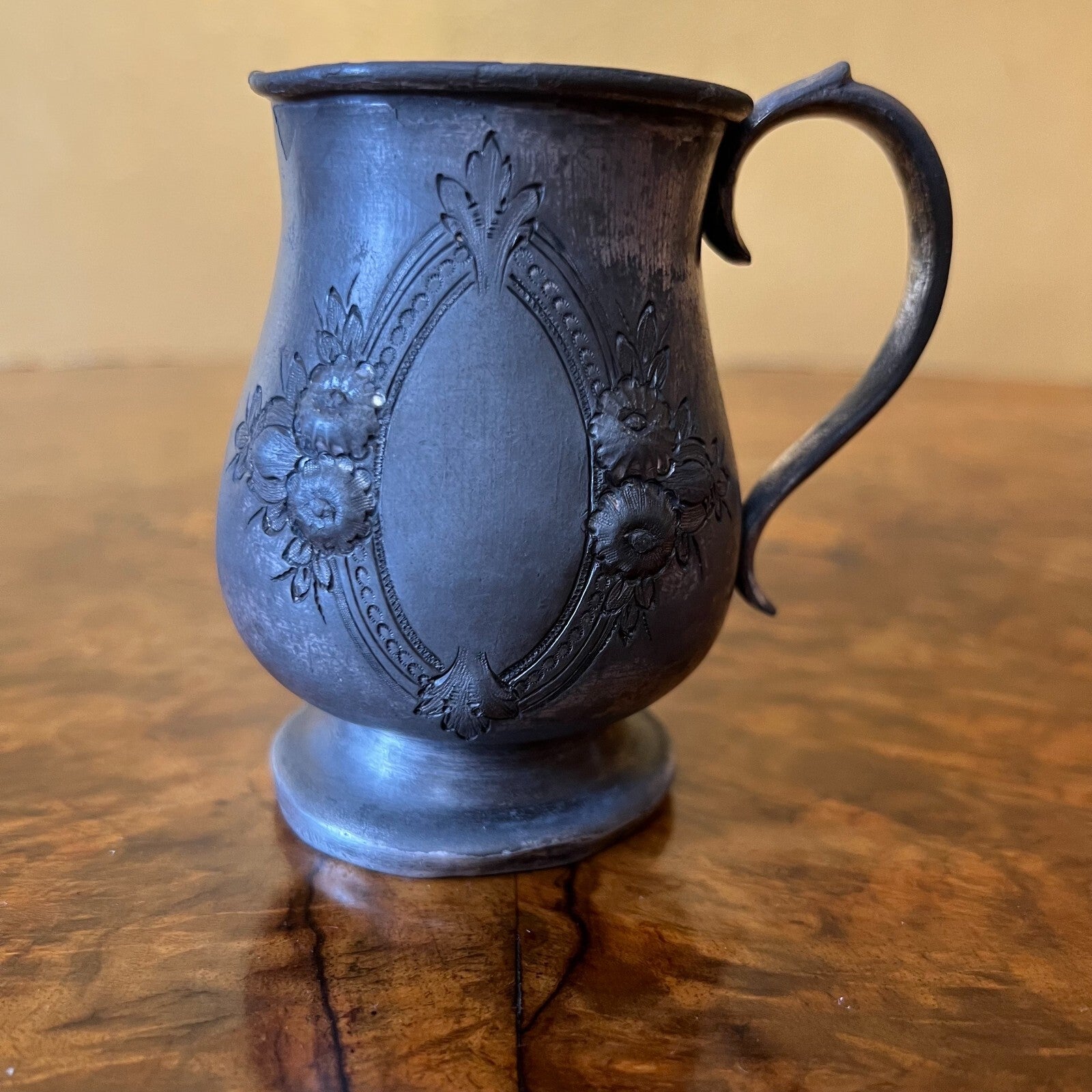 Vintage Metal Tankard Mug 
