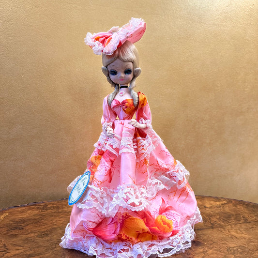 Vintage Miss Pieta Pink Dress Korean Doll