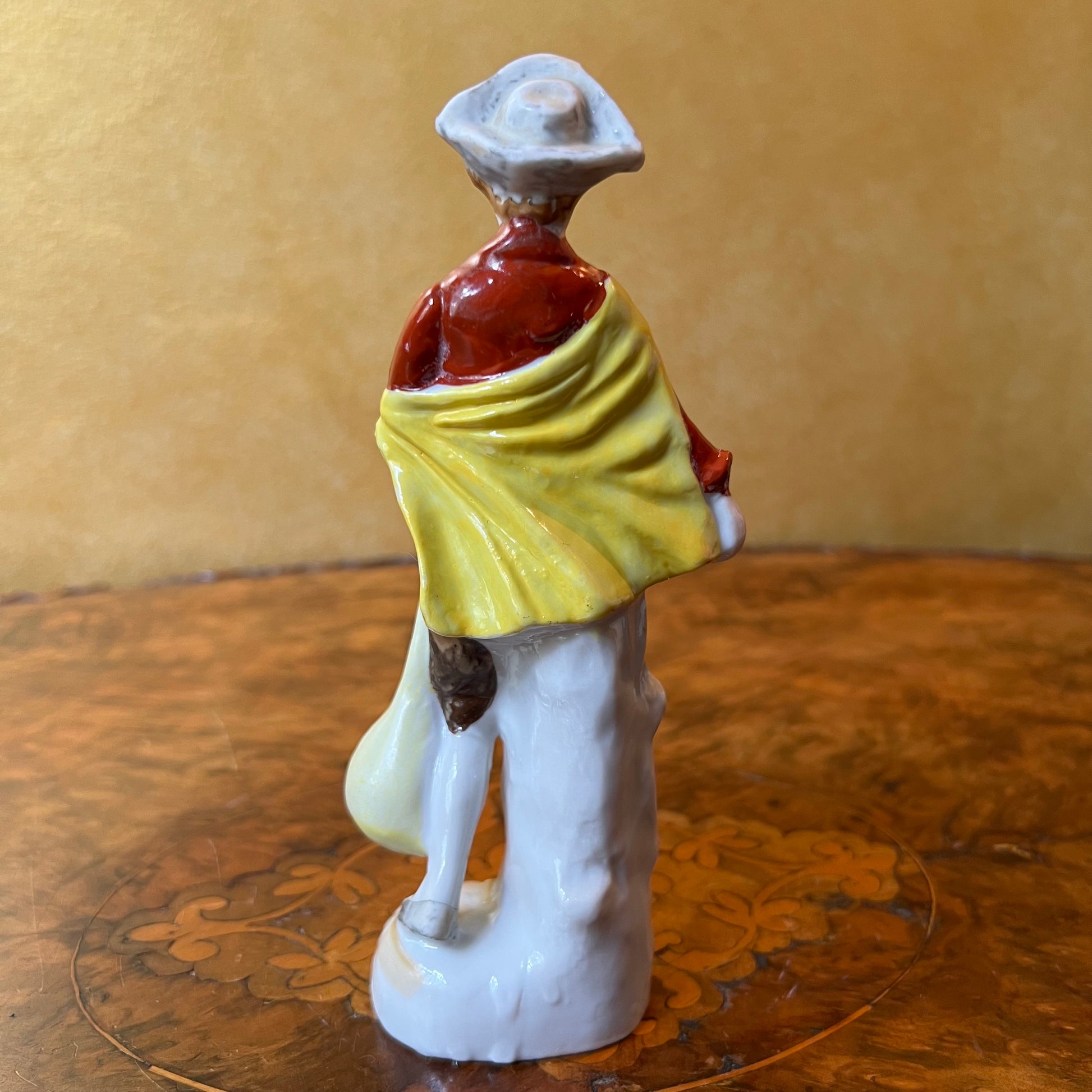 Vintage Musician Boy Statue 