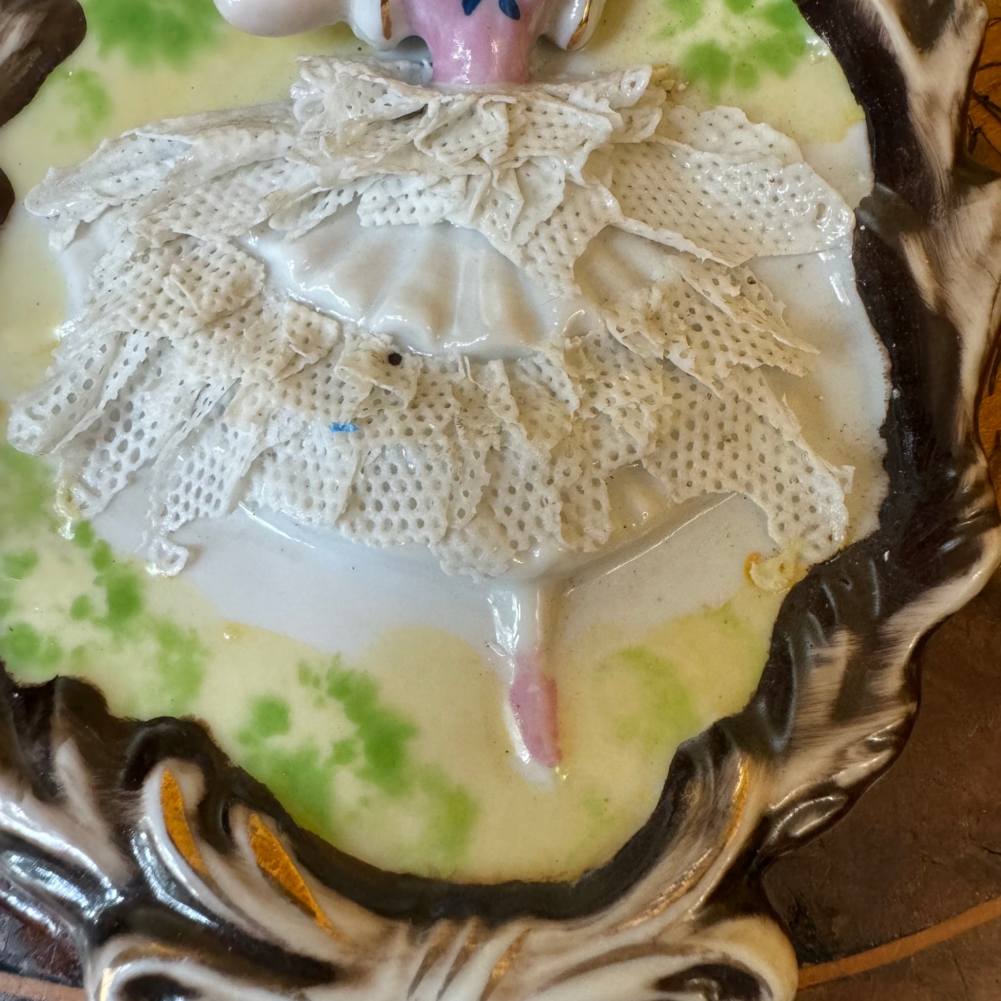 Vintage Nathco Country Ballerina Girl Bisque