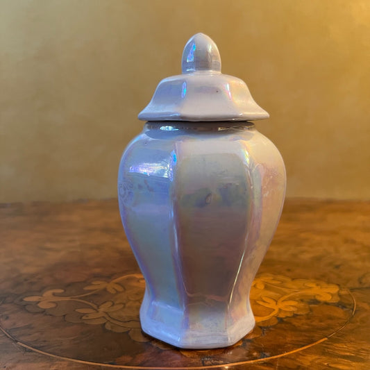 Vintage Pearl Lustreware Small Jar 