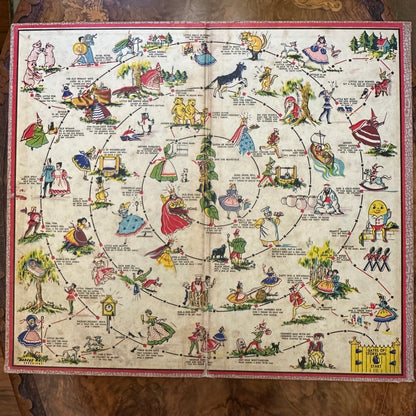 Vintage Pied Piper Storyland Board Game Board Only