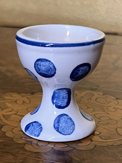 Vintage Poke Dot Egg Cup Holder 