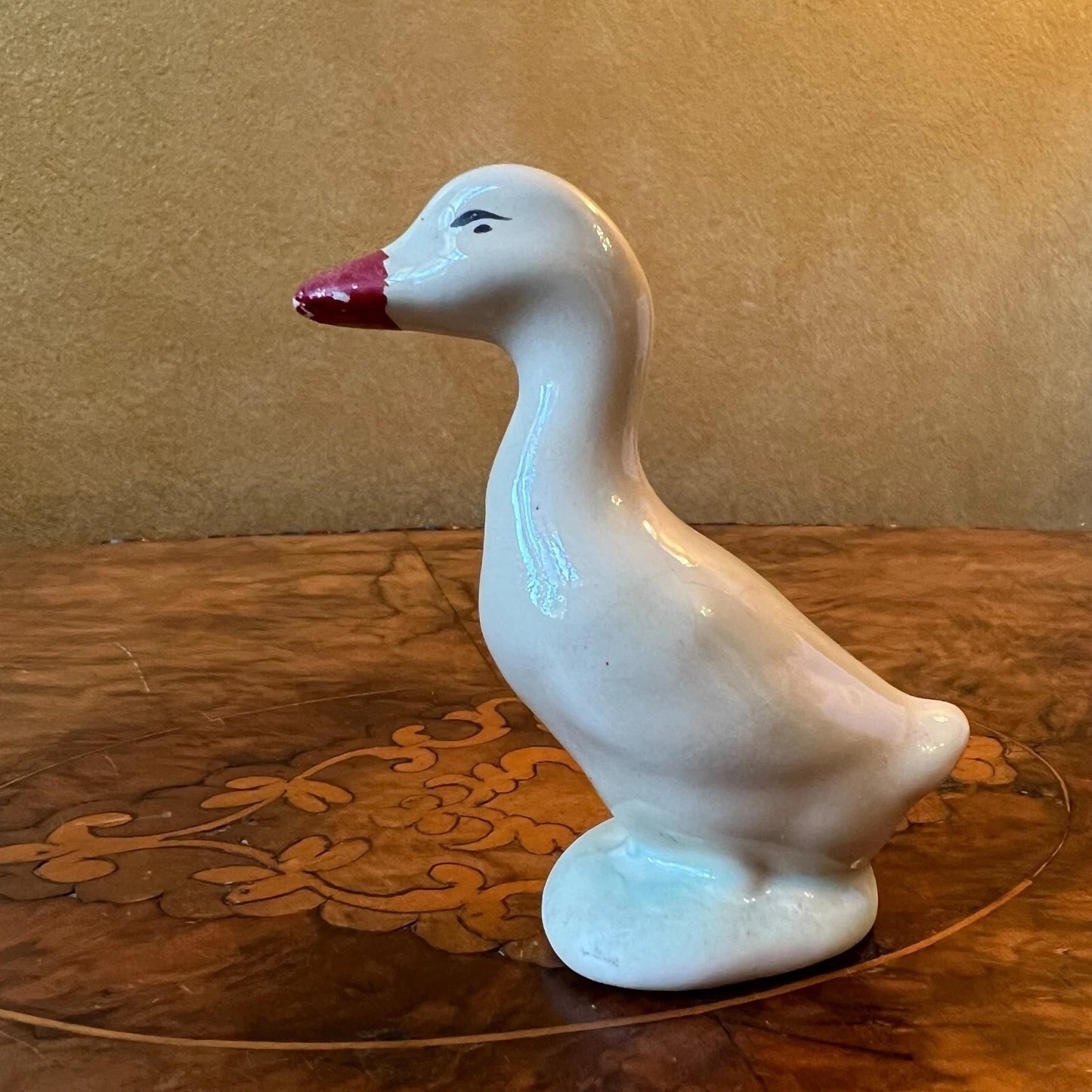 Vintage Porcelain Duck Figurine