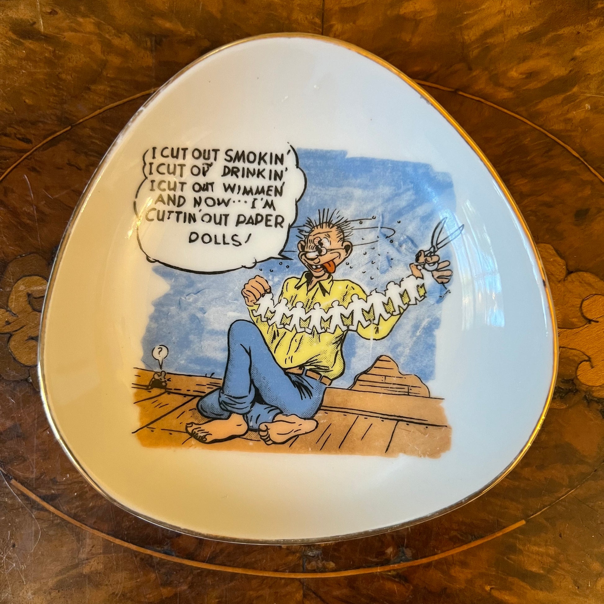 Vintage Print Dish