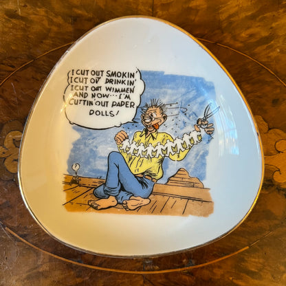 Vintage Print Dish