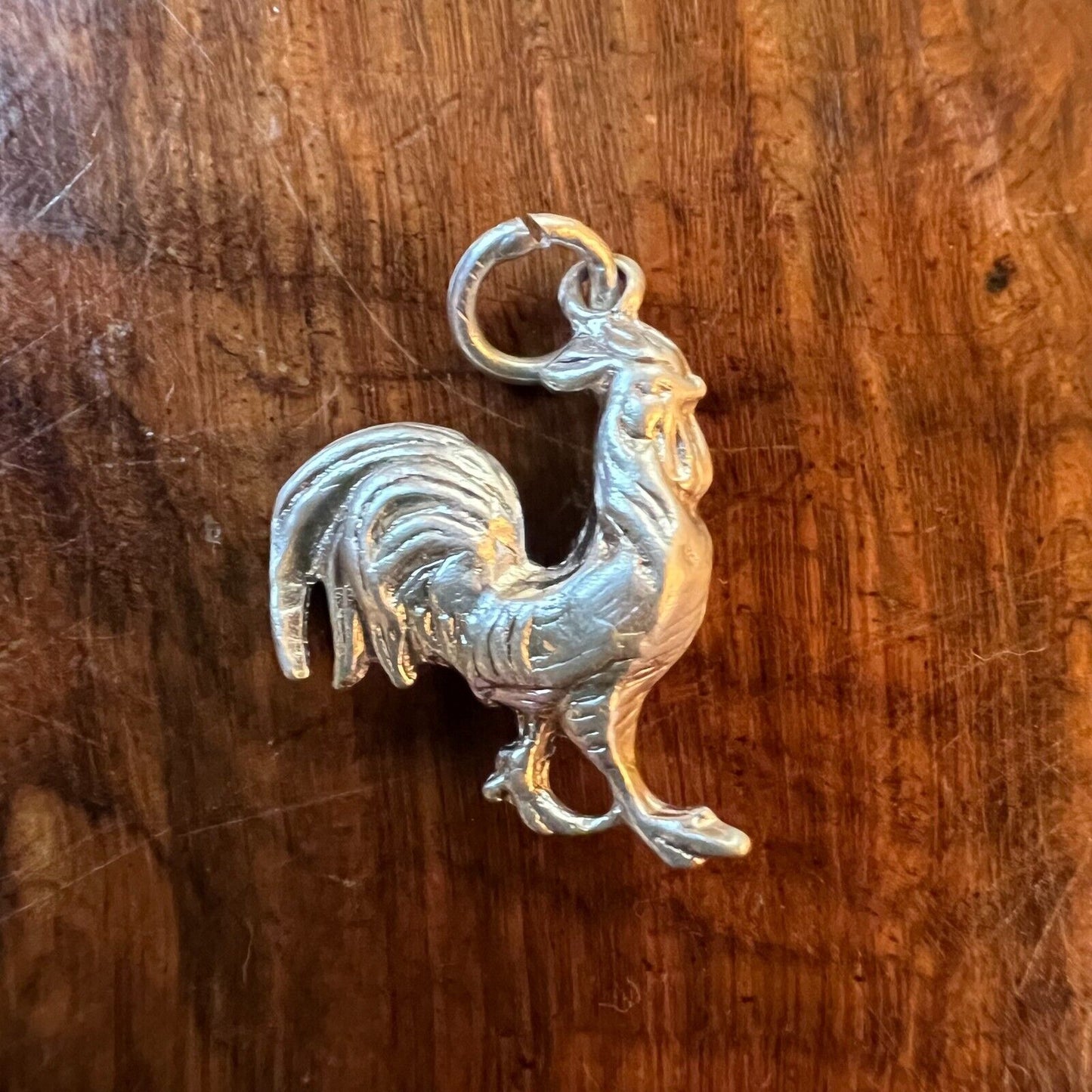 Vintage Rooster Charm Pendant