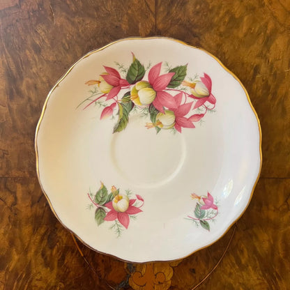 Vintage Royal Vale Floral Print Saucer