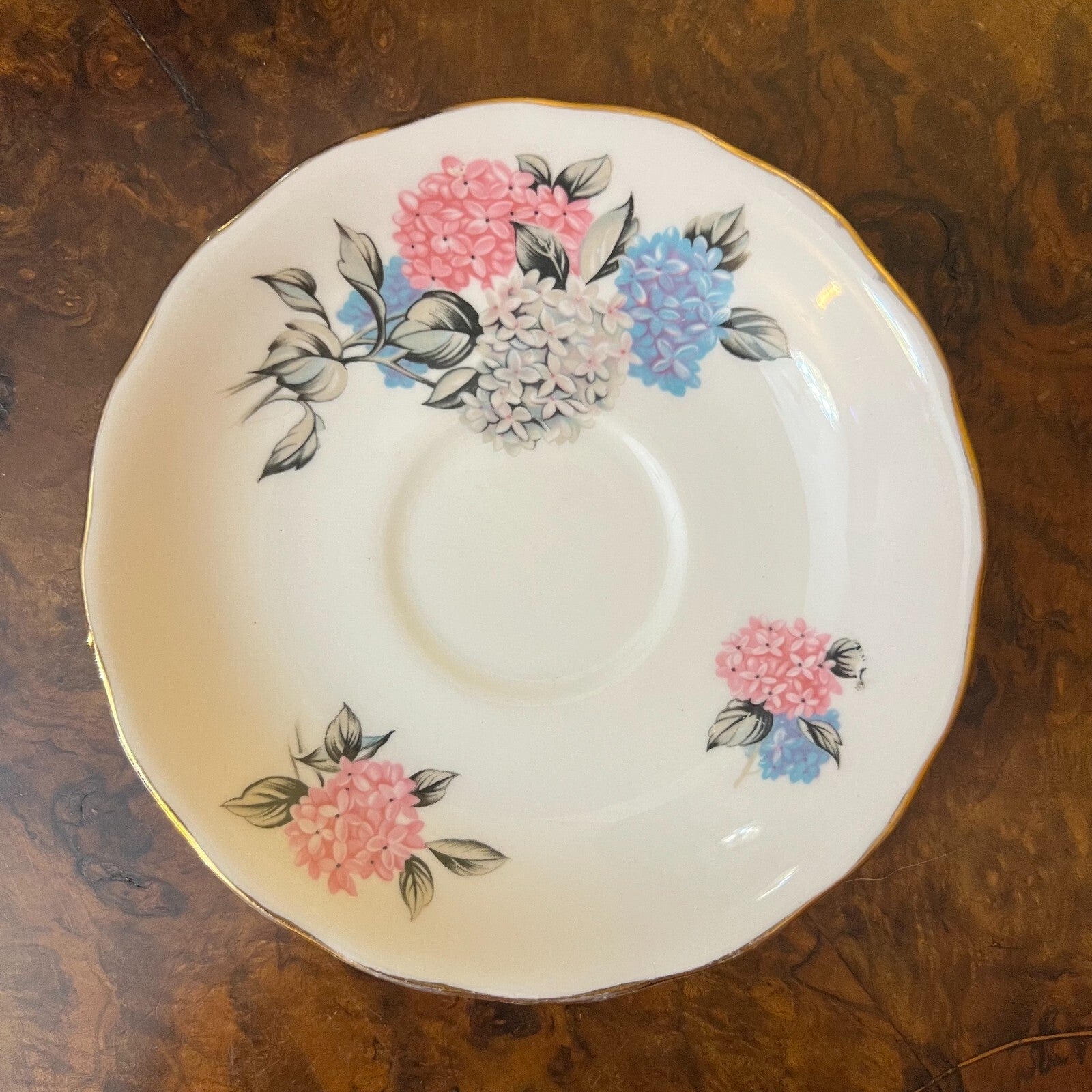 Vintage Royal Vale Hydrangea Saucer 