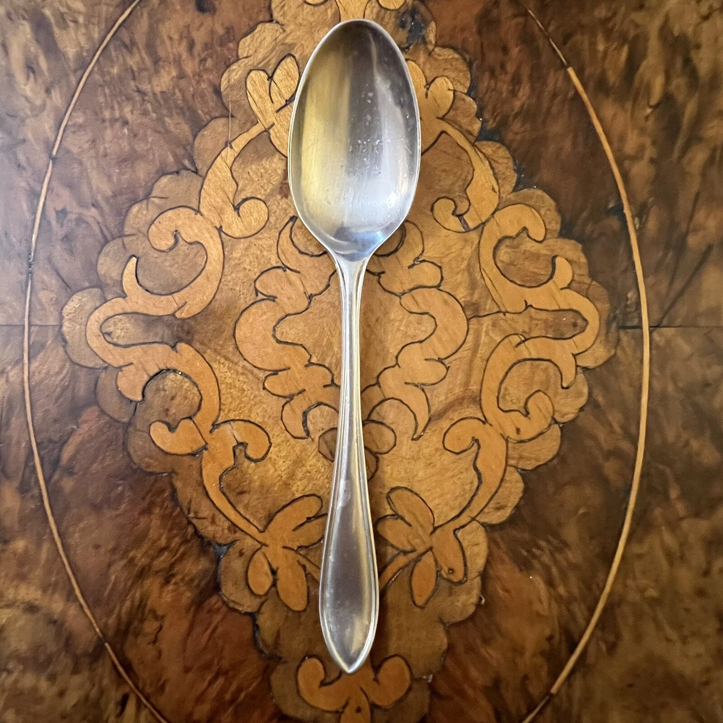 Vintage Sheffield Wear Wite Rustless Nickel Silver Spoon 