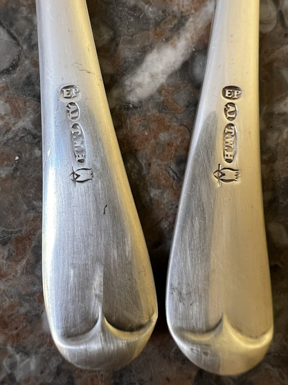 Vintage Silver Plated Large Spoons 