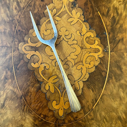 Vintage Silver Plated Meat Or Bread Fork 