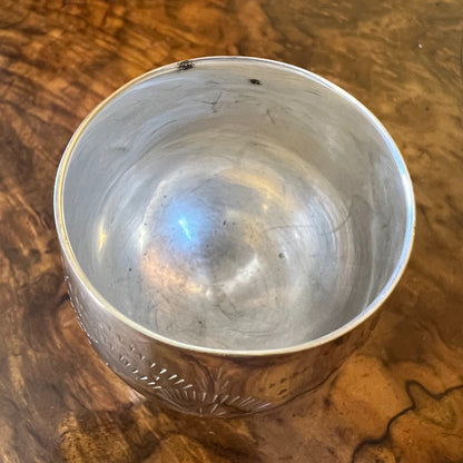 Vintage Silver_Plated_Port_Glass
