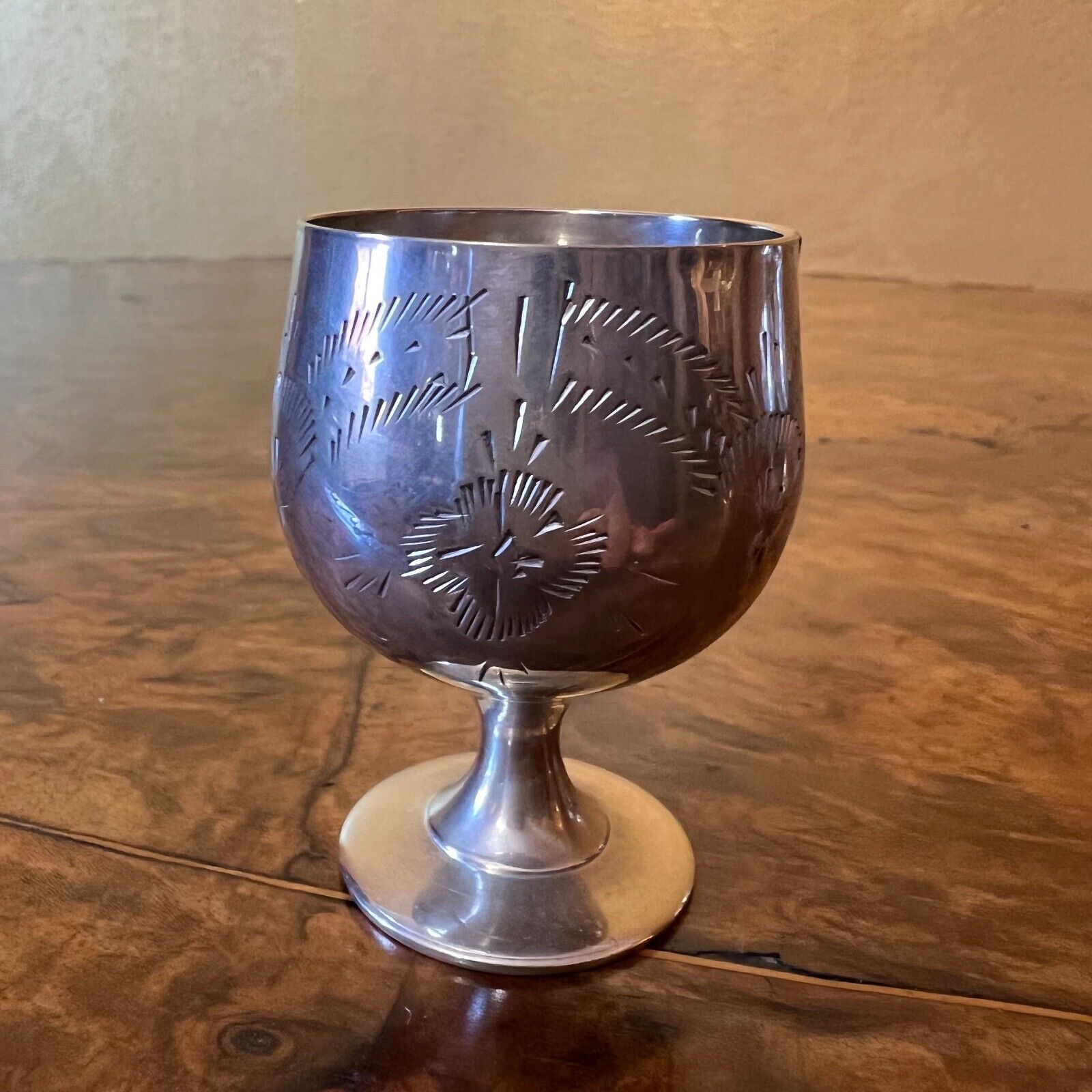  Vintage Silver Plated Port Glasses 