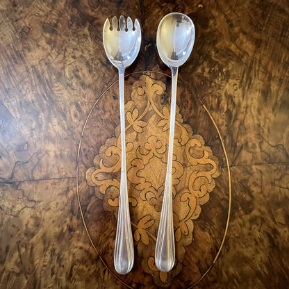 Vintage Silver Plated Serving Utensils 