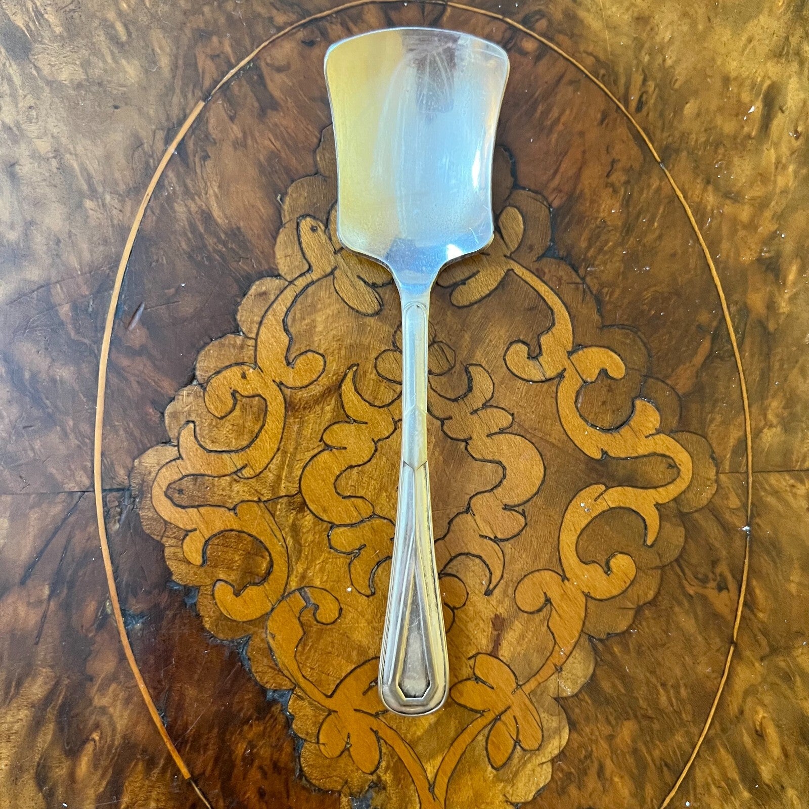 Vintage Silver Plated Sugar Spoon 