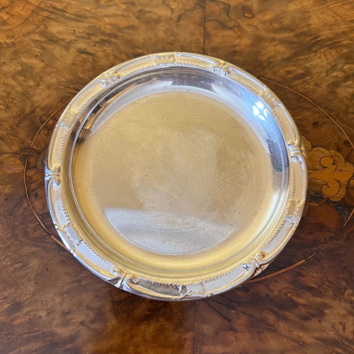 Vintage Small Round Tray