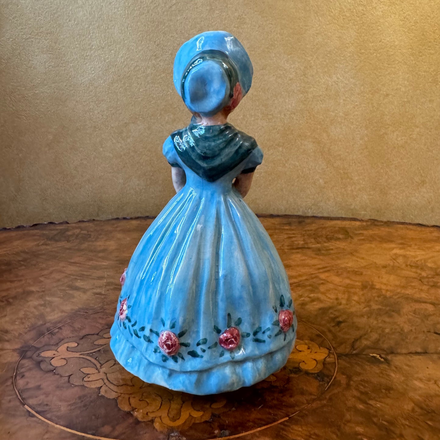 Vintage Spring Lady Porcelain Figurine 