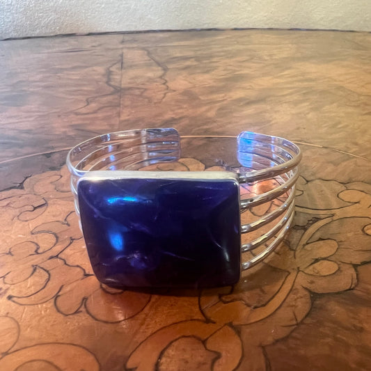 Vintage Sterling Silver Costume Cuff 