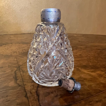 Vintage Sterling Silver Perfume Bottle 