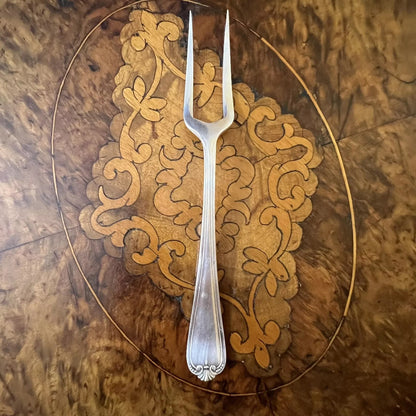 Vintage WRH & Co Silverplated Bread or Meat Fork