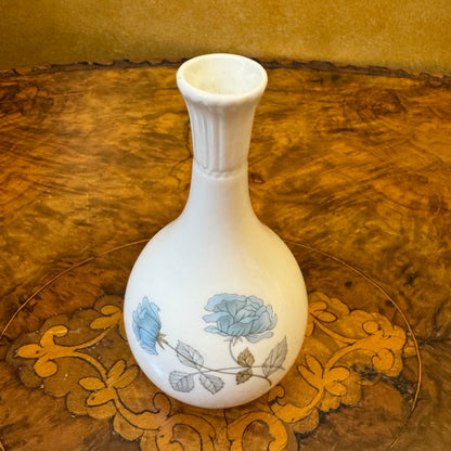 Vintage Wedgwood Ice Rose Bud Vase