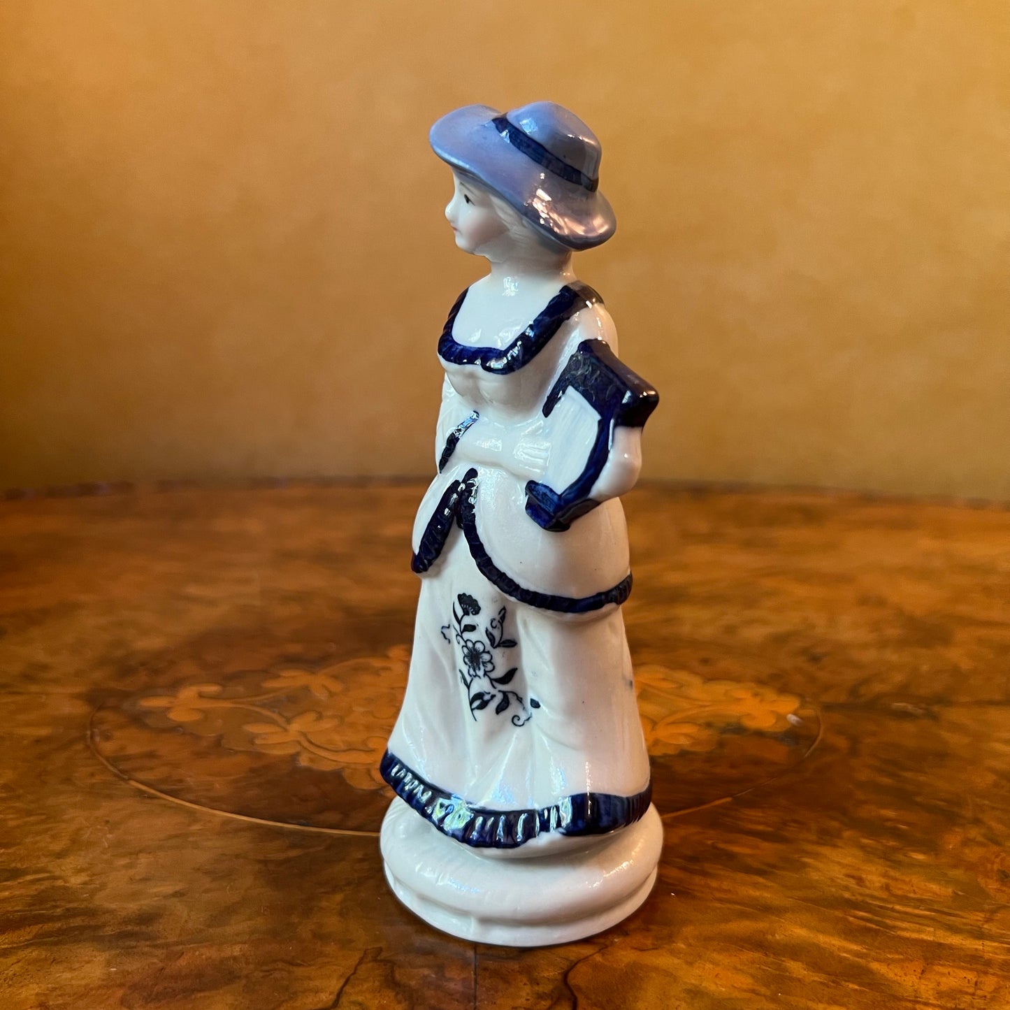 Vintage Women Musician Figurine 