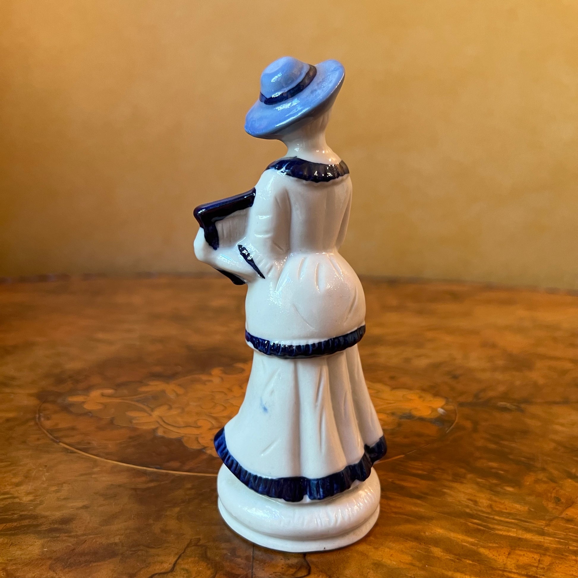 Vintage Women Musician Statue 
